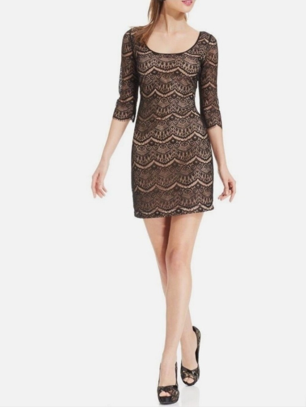 Guess Fringe Bodycon Dress